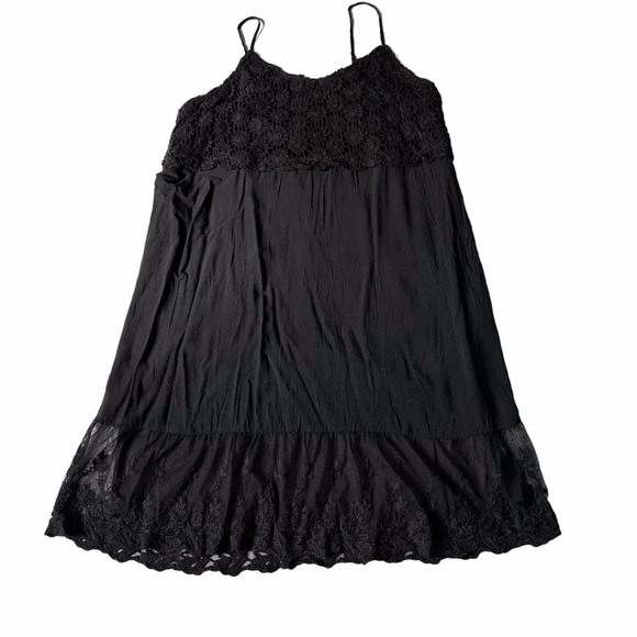 Ya Los Angeles black flowy dress size Medium - Picture 1 of 8